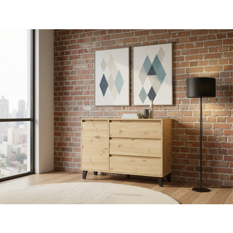 BORG komoda 1d3s dąb artisan