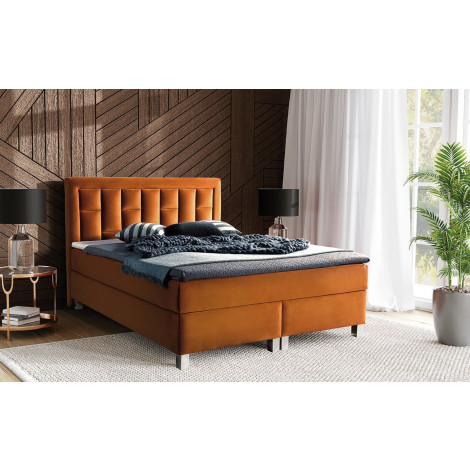 MATI  ŁÓŻKO 140x200 TAPICEROWANE z pojemnikiem