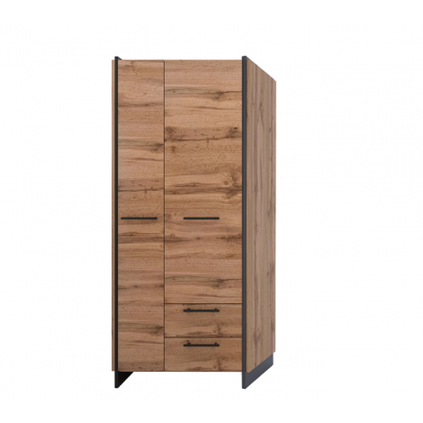 AMINO szafa 2d2s/45 dąb wotan / czarny