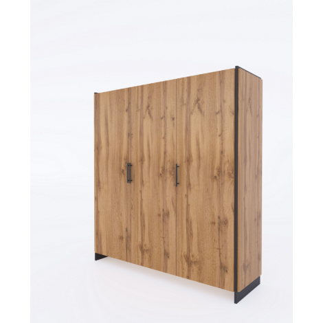 AMINO szafa 3d dąb wotan / czarny