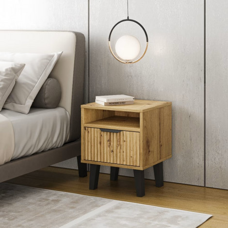 BORG DUO szafka nocna 1s dąb artisan