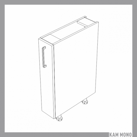 KAMMONO Fronty P4 - szafka dolna z koszem CARGO DC15