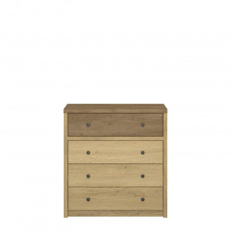 DENZEL komoda 4s dąb cremona / dąb lefkas