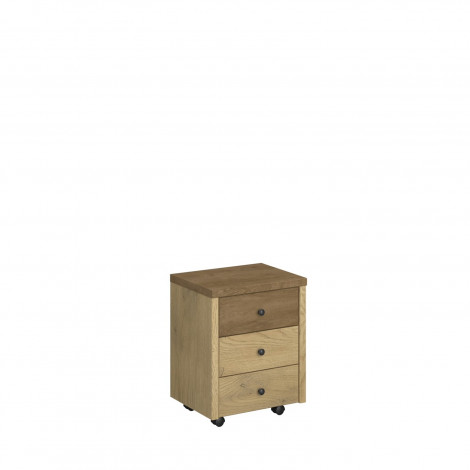 DENZEL kontener 3s dąb cremona / dąb lefkas