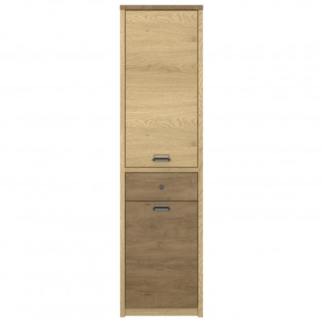 DENZEL regał 2d1s dąb cremona / dąb lefkas