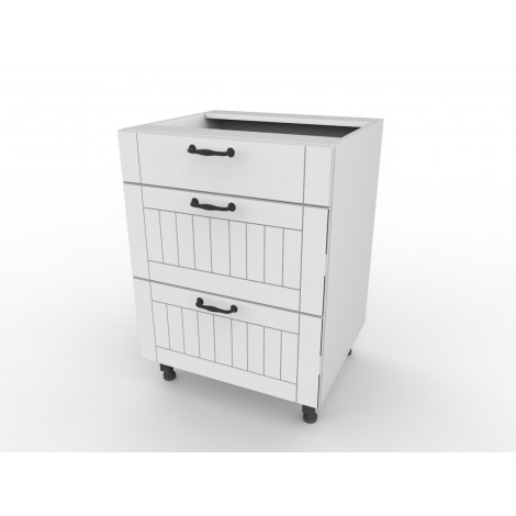 LORA DSW 6/3 szafka kuchenna dolna 60 cm wyspowa z szufladami