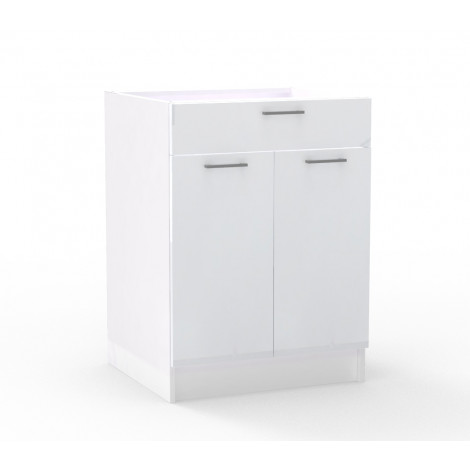 BRYGIDA szafka DS6/1 stojąca z szufladą i drzwiczkami POŁYSK