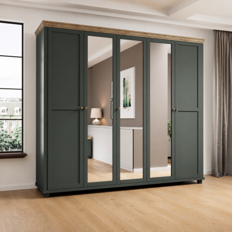 EVORA 24ZRJU21 ZIELONA SZAFA 5D