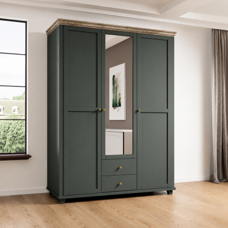 EVORA 24ZRJU19 ZIELONA SZAFA 3D 2S