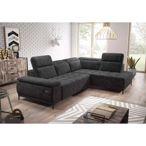 FOCUS L Narożnik z regulowanymi zagłówkami