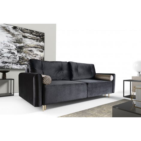 OVALIO KANAPA Z BOKAMI 