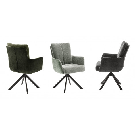 KRZESŁO OBROTOWE MALIA S PODŁOKIETNIKIEM KPL. 2 SZT