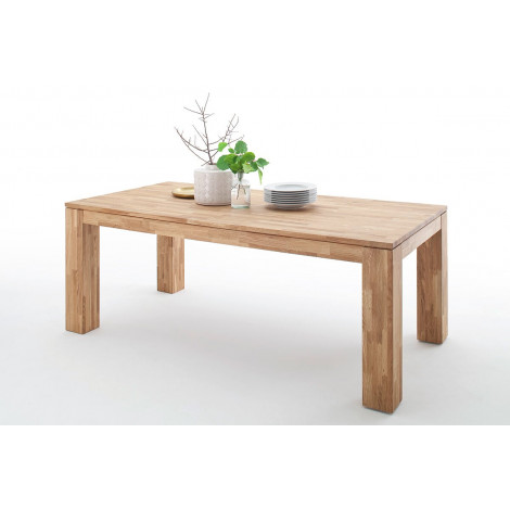 NANTES STÓŁ NA DĘBIE 140X90 Z BOCZNYM WYSUWEM