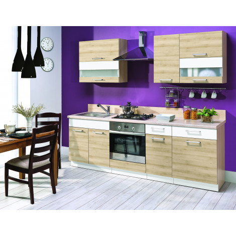 Modena zestaw szafek kuchennych 240 cm