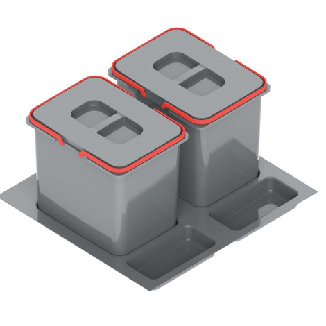 KOSZ PODWÓJNY do szafek DZS6 firmy LAYMAN