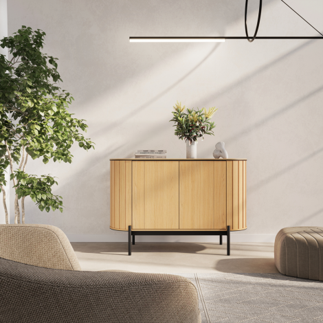 ROTTO RT-02 - komoda 2d - dąb vincenza/eukaliptus