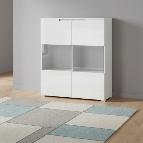 SELENE 27 BIAŁA WITRYNA 2D WYSOKI POŁYSK