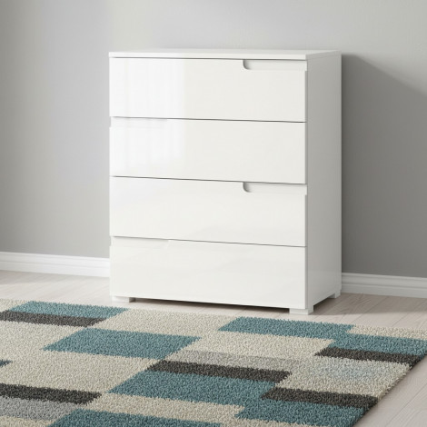 SELENE 04 BIAŁA KOMODA POŁYSK