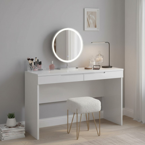 SELENE 31T BIAŁA TOALETKA POŁYSK