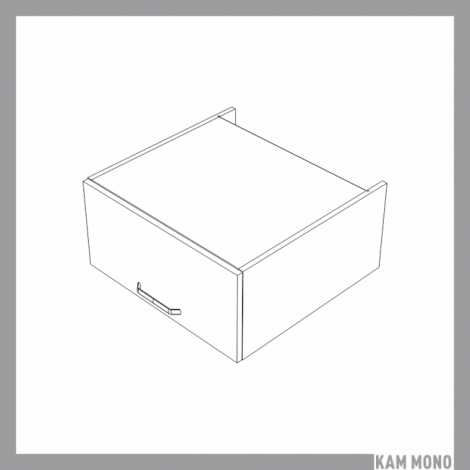 KAMMONO Fronty M4 Akryl - szafka wisząca nadstawka SNO60/29N