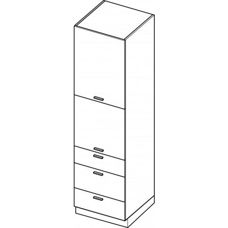 Szafka stojąca JESSICA SPD6/3/2357 słupek