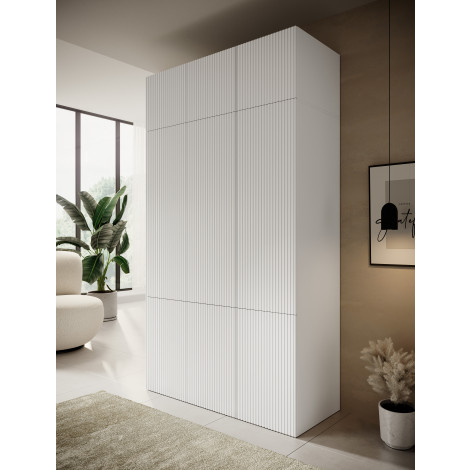 PAFOS szafa 135 biała z nadstawką