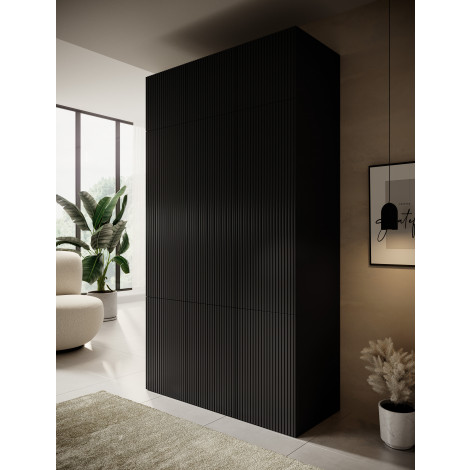 PAFOS szafa 135 czarna z nadstawką