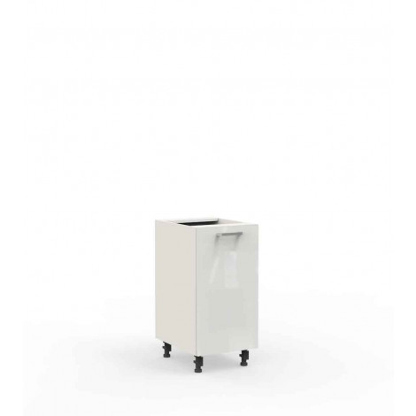 Kuchnia Vella szafka D4 stojąca 1 drzwi Biały Połysk