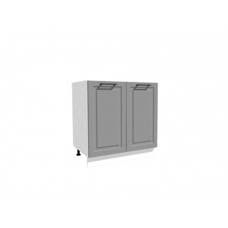 VENEZIA SZARA D80ZL szafka kuchenna dolna 80 pod zlewozmywak - kuchnia skandynawska 