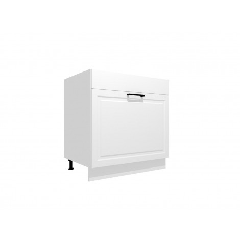 VENEZIA BIAŁA D80ZLS/1 ZAŚL. szafka kuchenna dolna 80 pod zlewozmywak z szufladą - kuchnia skandynawska 