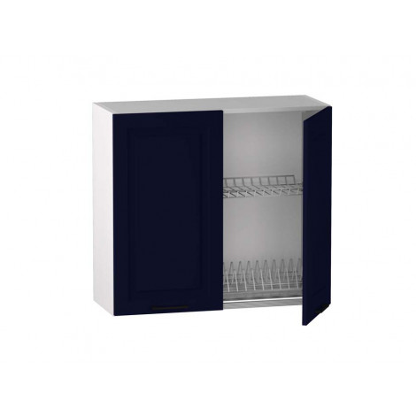 VENEZIA GRANATOWA W80SU  szafka kuchenna wisząca 80 z ociekarką - kuchnia skandynawska 