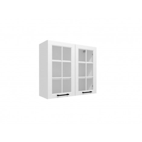 VENEZIA BIAŁA WS80 szafka kuchenna wisząca 80 witryna - kuchnia skandynawska 