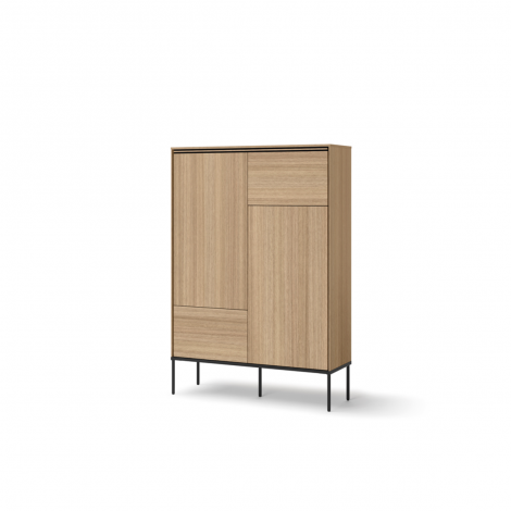 VISSO VI-02 - komoda 2d - dąb linearny