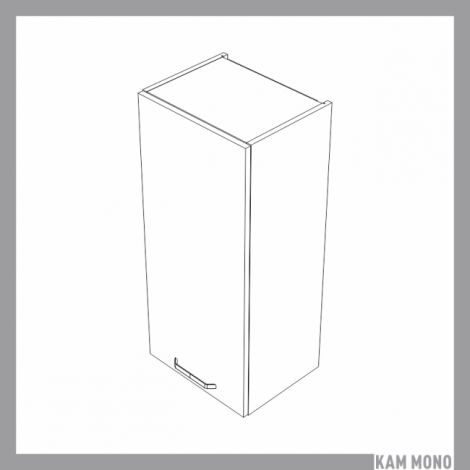 KAMMONO Fronty M4 Akryl - szafka wisząca W_.1/90 NA WYMIAR