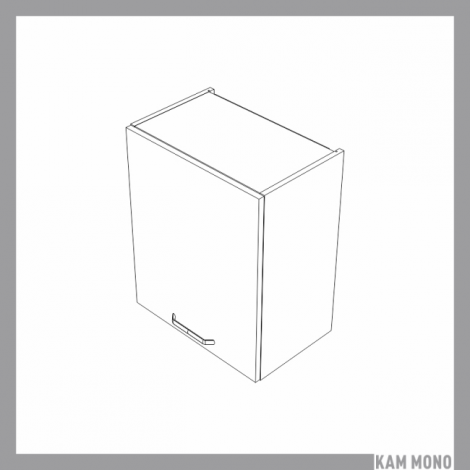 KAMMONO Fronty M4 Akryl - szafka wisząca W55.1/61