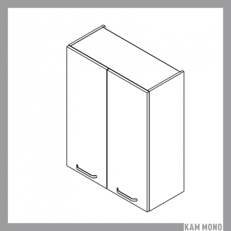 KAMMONO Fronty M4 Akryl - szafka wisząca W70/90