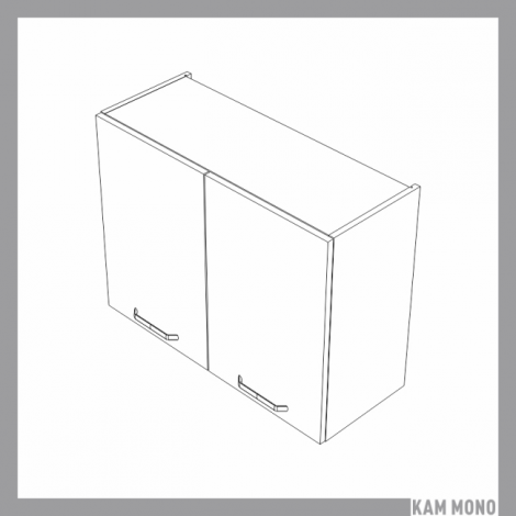 KAMMONO Fronty M4 Akryl - szafka wisząca W80/61 