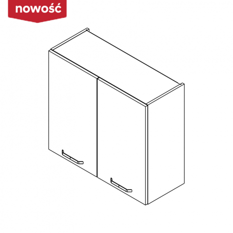 KAMMONO Fronty M4 Akryl - szafka wisząca z ociekarką WS80/71 