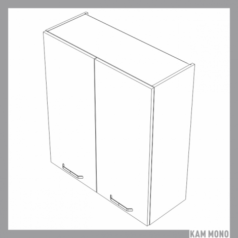 KAMMONO Fronty M4 Akryl - szafka wisząca W80/100
