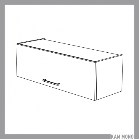 Kuchnia KAMMono Nowoczesne szafka wisząca niska 90/29