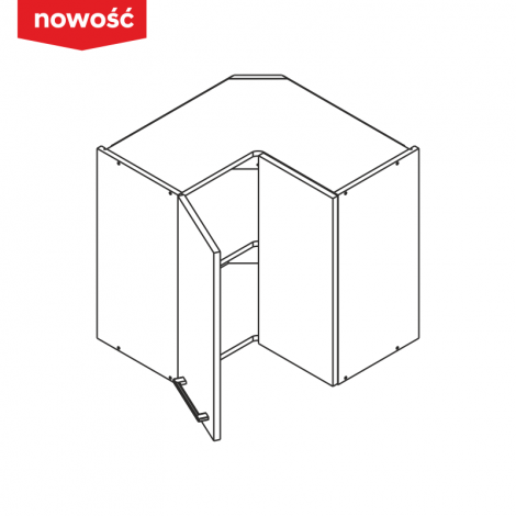 KAMMONO Fronty M4 Akryl - szafka wisząca narożna WRP65/61