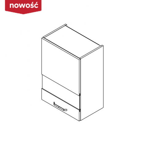 KAMMONO Fronty M4 Akryl - szafka wisząca witryna WW50.1/71 