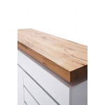 Romina komoda szafka biały lakier matowy 48994MW