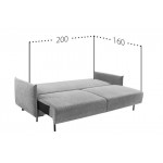 FLIX 3FP Sofa z funkcją spania 
