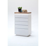 Romina komoda szafka biały lakier matowy 48997MW