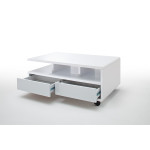 CHRIS lakierowany stolik - łąwa