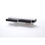 Junior Stolik RTV biało czarny 59046WS