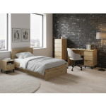 BORG biurko 1d1s/120 dąb artisan