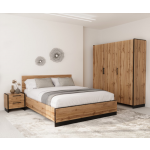 AMINO szafa 3d dąb wotan / czarny