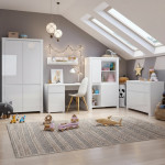 LINGO komoda 2d1s biały połysk